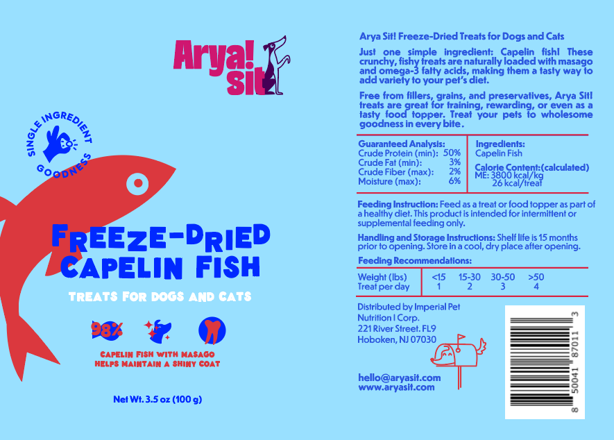 Freeze-Dried Capelin