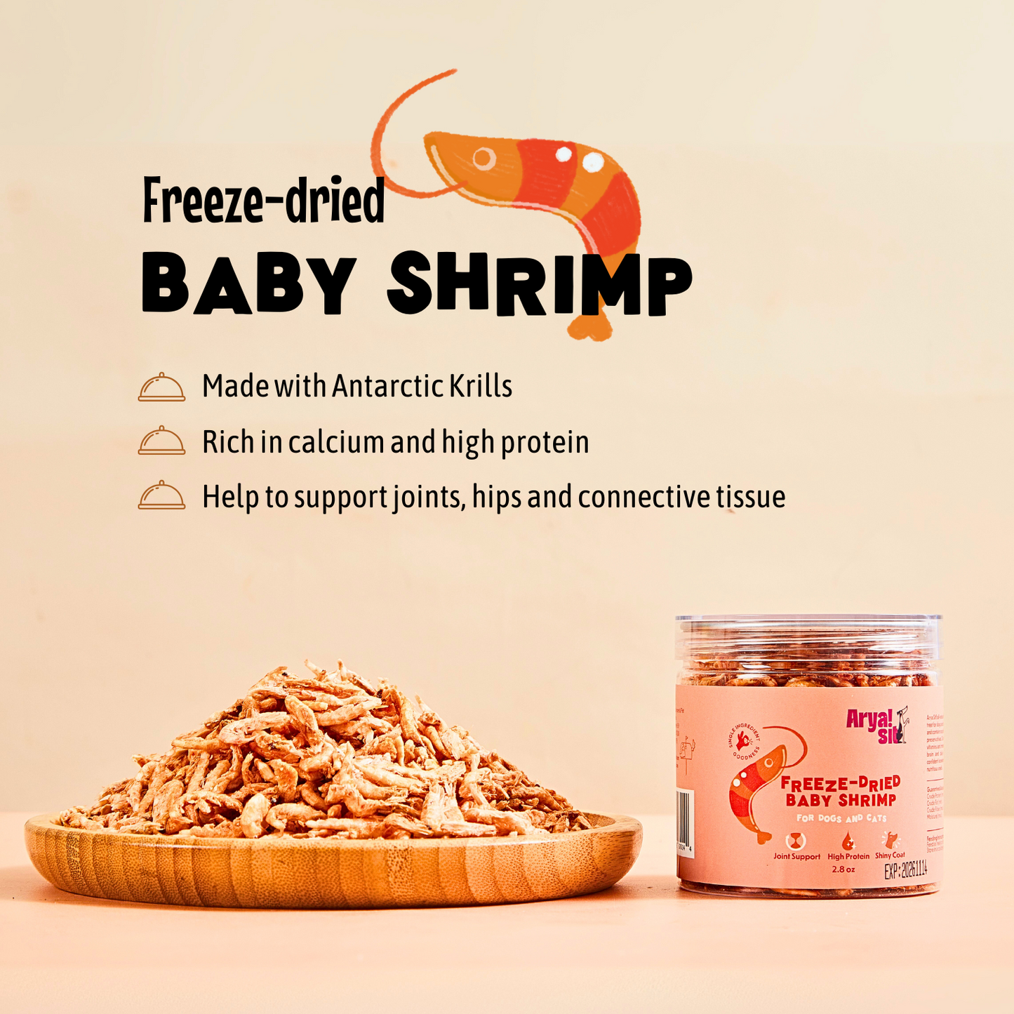 Freeze-dried Baby Shrimp