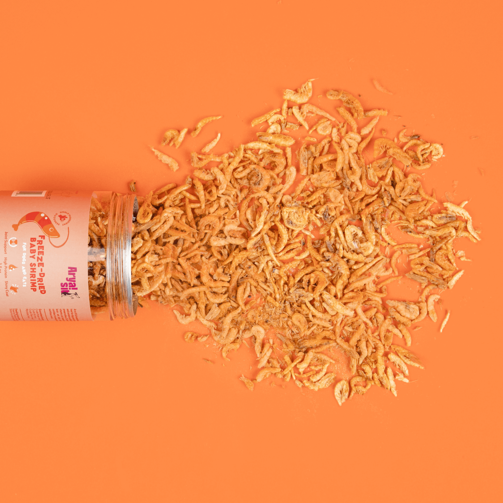 Freeze dried top shrimp for cats