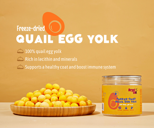 Freeze-Dried Quail Egg Yolk