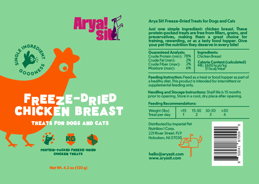 Freeze-Dried Chicken Breast