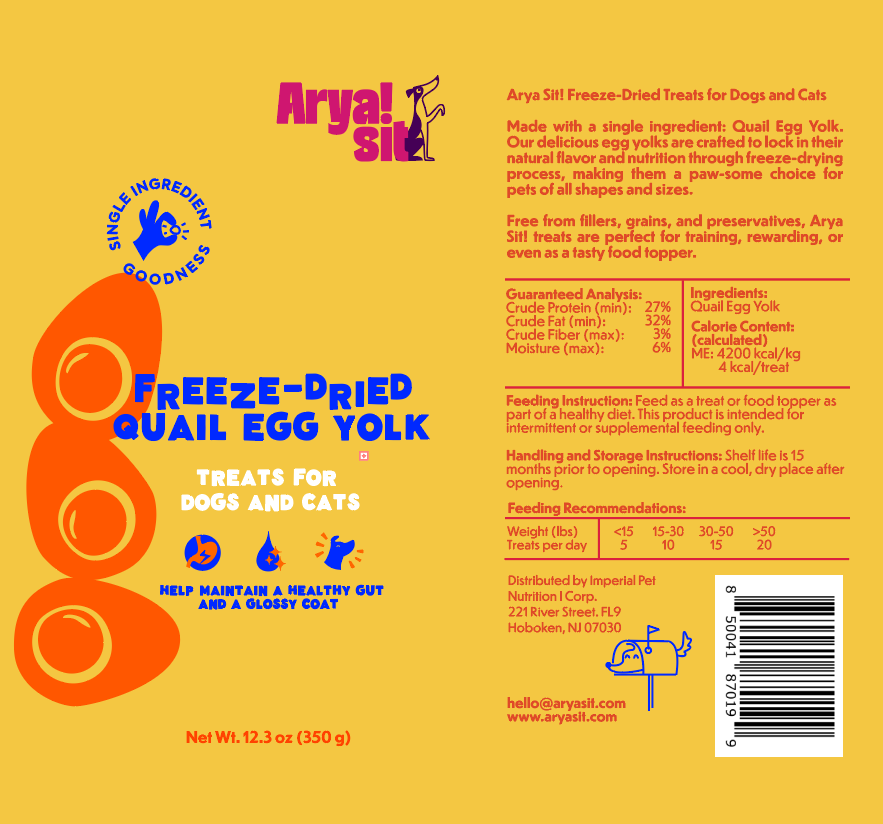 Freeze-Dried Egg Yolk Bites